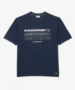 Lacoste T-Shirts-Men'S Loose Fit Organic Cotton Pique T-Shirt