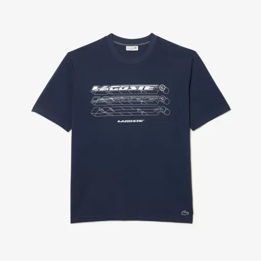 Lacoste T-Shirts-Men'S Loose Fit Organic Cotton Pique T-Shirt