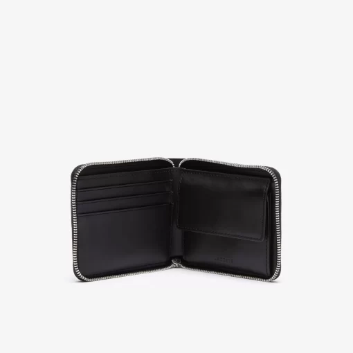 Lacoste Wallets & Small Leather Goods-Men'S Monogram Print Small Zip Wallet