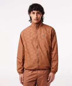 Lacoste Jackets & Coats-Men'S Monogram Print Track Jacket