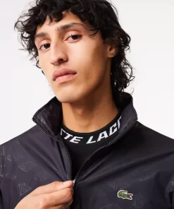 Lacoste Jackets & Coats-Men'S Monogram Print Track Jacket