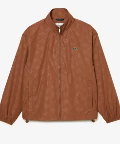 Lacoste Jackets & Coats-Men'S Monogram Print Track Jacket