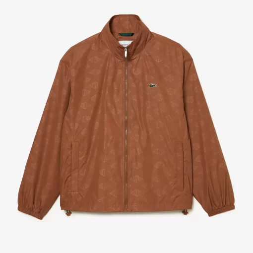 Lacoste Jackets & Coats-Men'S Monogram Print Track Jacket