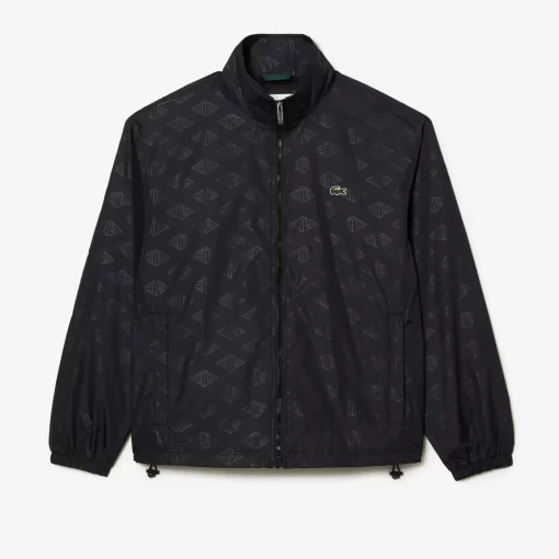 Lacoste Jackets & Coats-Men'S Monogram Print Track Jacket