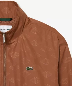 Lacoste Jackets & Coats-Men'S Monogram Print Track Jacket