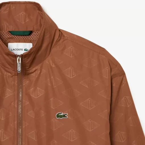 Lacoste Jackets & Coats-Men'S Monogram Print Track Jacket