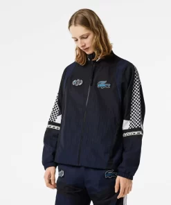 Lacoste Jackets & Coats-Men'S Ombre Checkerboard Print Track Jacket