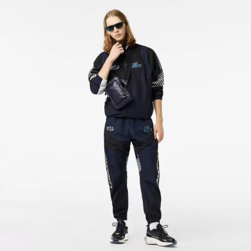 Lacoste Jackets & Coats-Men'S Ombre Checkerboard Print Track Jacket