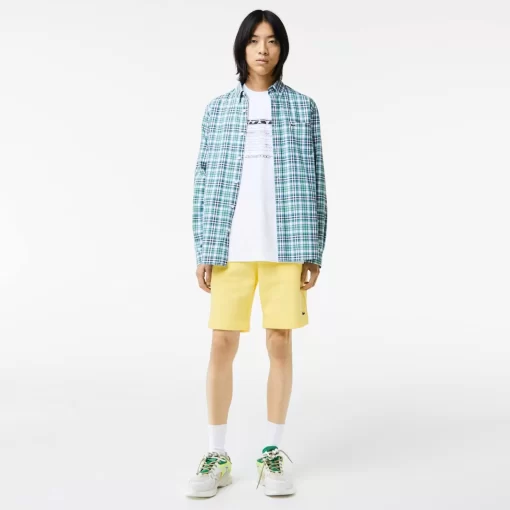 Lacoste Shirts-Men'S Organic Cotton Check Shirt