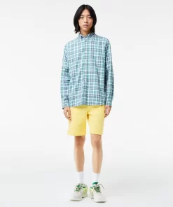 Lacoste Shirts-Men'S Organic Cotton Check Shirt