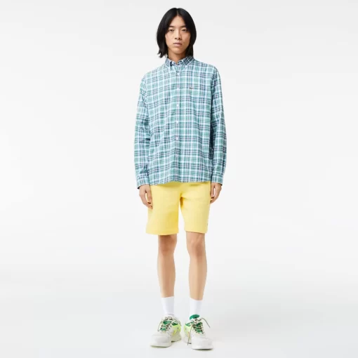 Lacoste Shirts-Men'S Organic Cotton Check Shirt