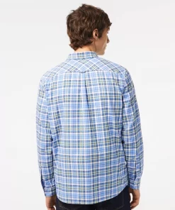 Lacoste Shirts-Men'S Organic Cotton Check Shirt