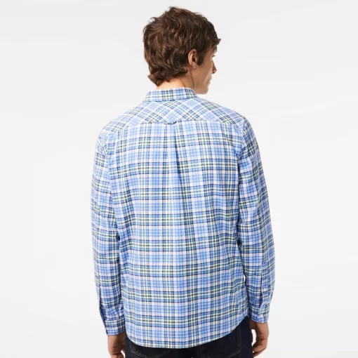 Lacoste Shirts-Men'S Organic Cotton Check Shirt