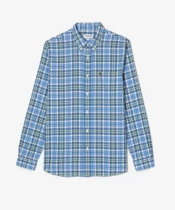 Lacoste Shirts-Men'S Organic Cotton Check Shirt