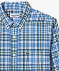 Lacoste Shirts-Men'S Organic Cotton Check Shirt