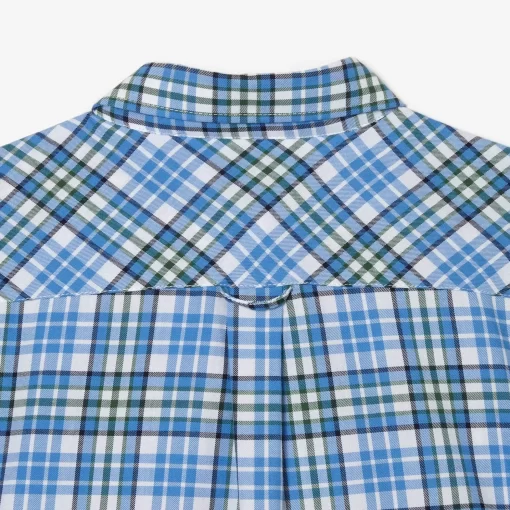 Lacoste Shirts-Men'S Organic Cotton Check Shirt