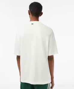 Lacoste T-Shirts-Men'S Oversize Fit Tennis Print T-Shirt