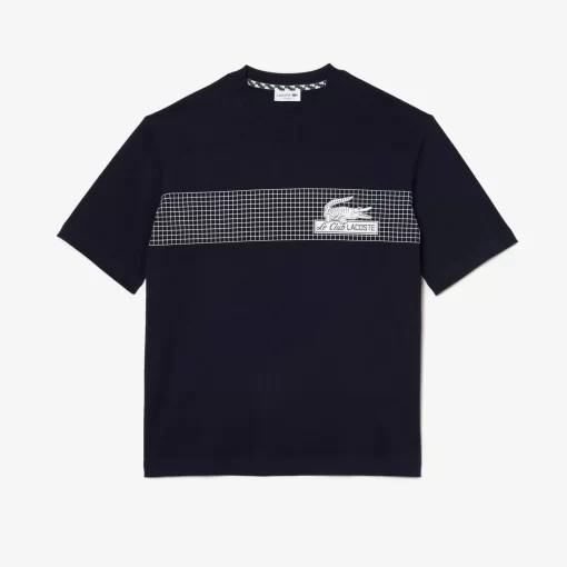 Lacoste T-Shirts-Men'S Oversize Fit Tennis Print T-Shirt