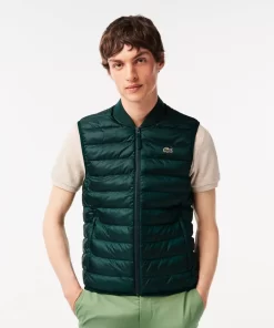 Lacoste Jackets & Coats-Men'S Padded Water-Repellent Vest Jacket