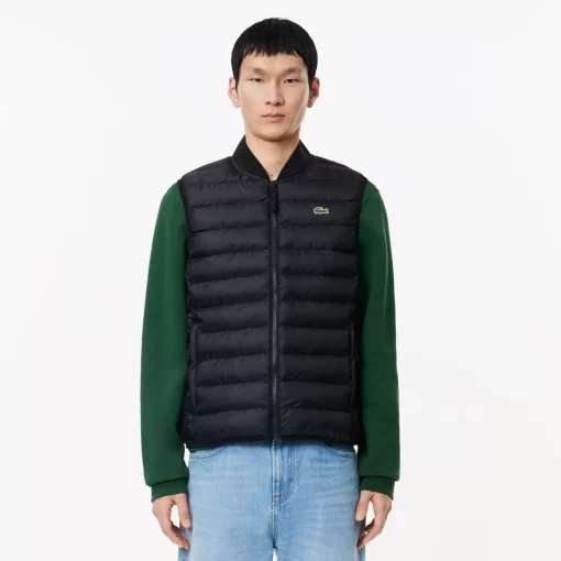 Lacoste Jackets & Coats-Men'S Padded Water-Repellent Vest Jacket