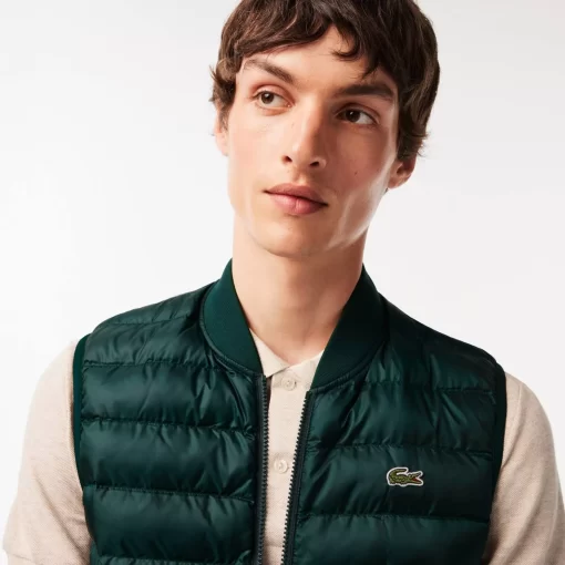 Lacoste Jackets & Coats-Men'S Padded Water-Repellent Vest Jacket