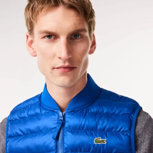 Lacoste Jackets & Coats-Men'S Padded Water-Repellent Vest Jacket