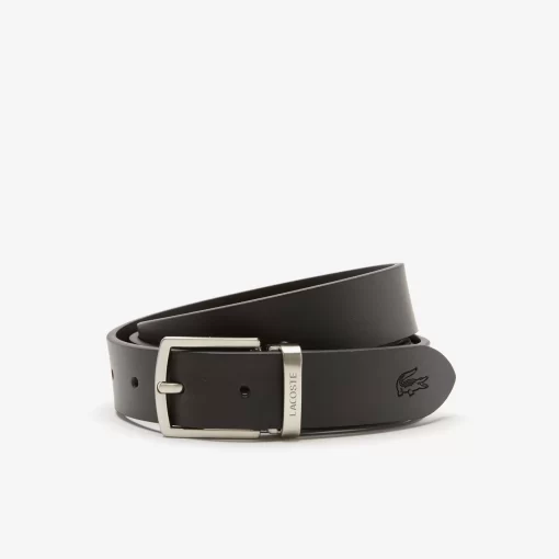 Lacoste Belts-Men'S Pin And Flat Buckle Belt Gift Set