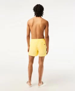 Lacoste Swimwear-Men'S Quick Dry Swim Trunks With Integrated Lining