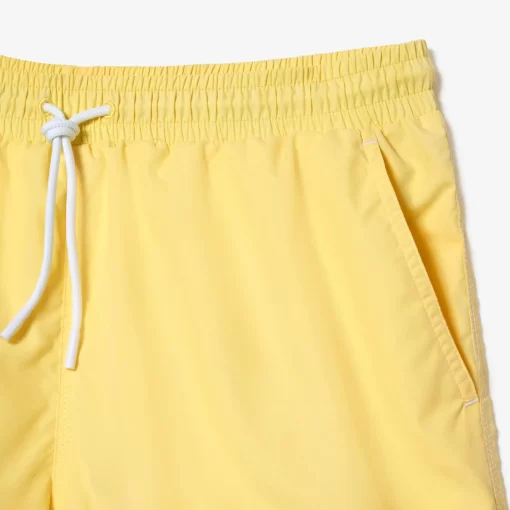 Lacoste Swimwear-Men'S Quick Dry Swim Trunks With Integrated Lining