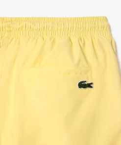 Lacoste Swimwear-Men'S Quick Dry Swim Trunks With Integrated Lining