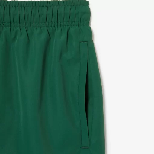 Lacoste Swimwear-Men'S Quick Dry Swim Trunks With Travel Bag