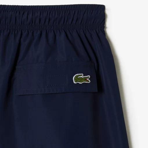 Lacoste Swimwear-Men'S Quick Dry Swim Trunks With Travel Bag