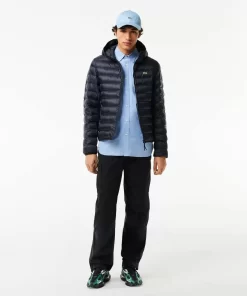 Lacoste Jackets & Coats-Men'S Quilted Hooded Short Jacket