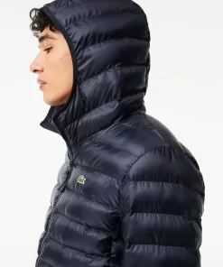 Lacoste Jackets & Coats-Men'S Quilted Hooded Short Jacket