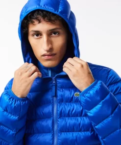 Lacoste Jackets & Coats-Men'S Quilted Hooded Short Jacket