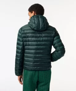 Lacoste Jackets & Coats-Men'S Quilted Hooded Short Jacket