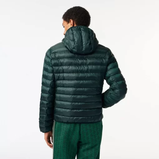 Lacoste Jackets & Coats-Men'S Quilted Hooded Short Jacket