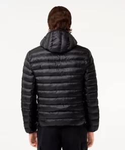 Lacoste Jackets & Coats-Men'S Quilted Hooded Short Jacket