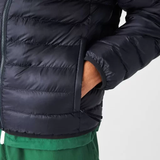 Lacoste Jackets & Coats-Men'S Quilted Hooded Short Jacket