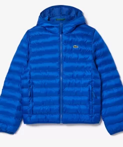 Lacoste Jackets & Coats-Men'S Quilted Hooded Short Jacket