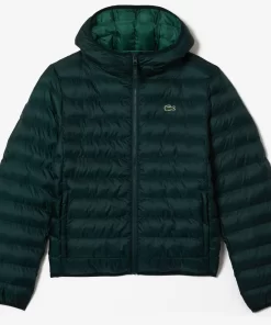 Lacoste Jackets & Coats-Men'S Quilted Hooded Short Jacket