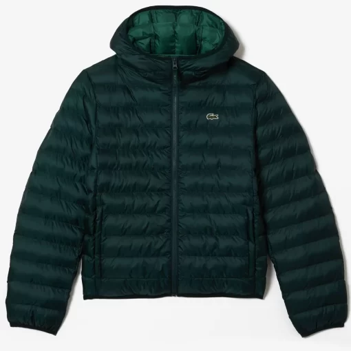 Lacoste Jackets & Coats-Men'S Quilted Hooded Short Jacket