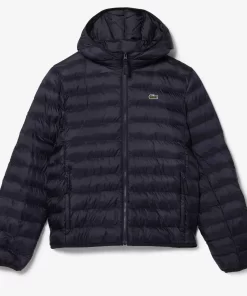 Lacoste Jackets & Coats-Men'S Quilted Hooded Short Jacket