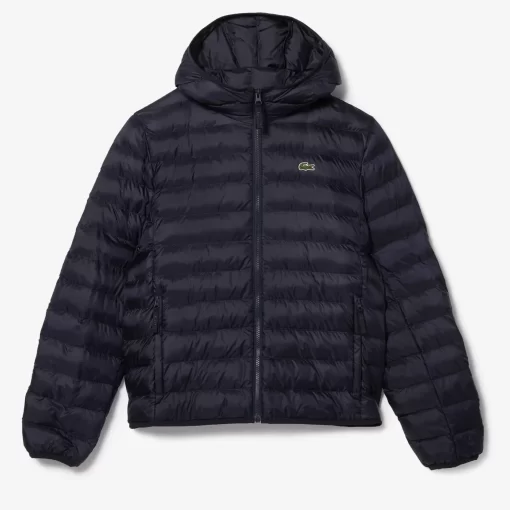 Lacoste Jackets & Coats-Men'S Quilted Hooded Short Jacket