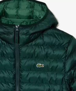 Lacoste Jackets & Coats-Men'S Quilted Hooded Short Jacket