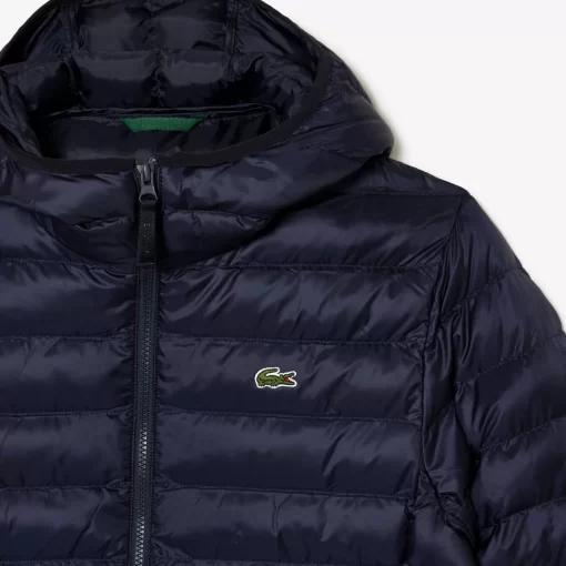 Lacoste Jackets & Coats-Men'S Quilted Hooded Short Jacket