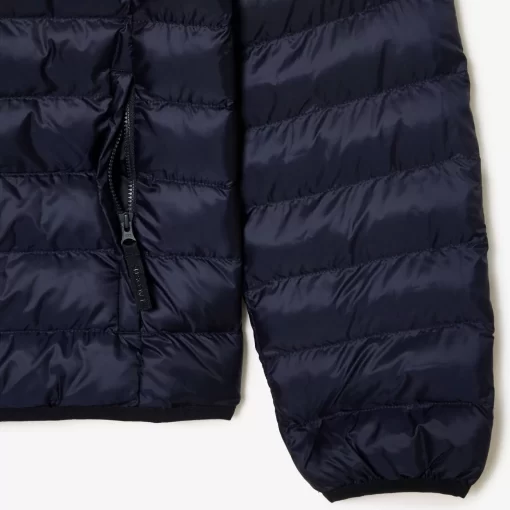 Lacoste Jackets & Coats-Men'S Quilted Hooded Short Jacket