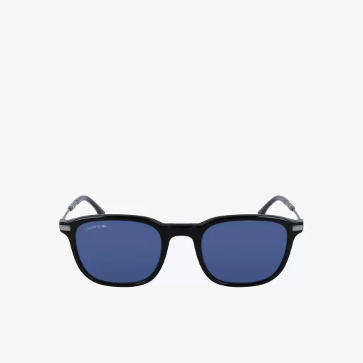 Lacoste Sunglasses-Men'S Rectangular Acetate Sunglasses