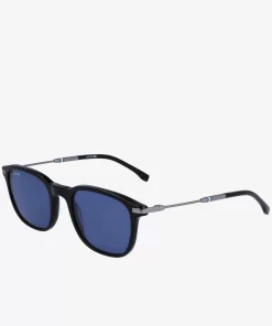 Lacoste Sunglasses-Men'S Rectangular Acetate Sunglasses