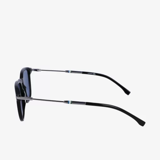 Lacoste Sunglasses-Men'S Rectangular Acetate Sunglasses